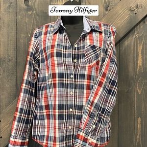 Tommy Hilfiger- Small Plaid Shirt 100% Authentic